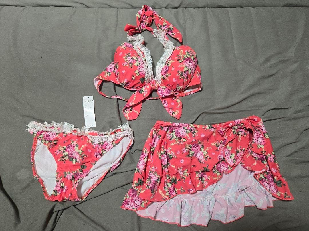 LIZLISA リズリサ レトロ スカートY2K ローズ 薔薇柄 平成ギャル